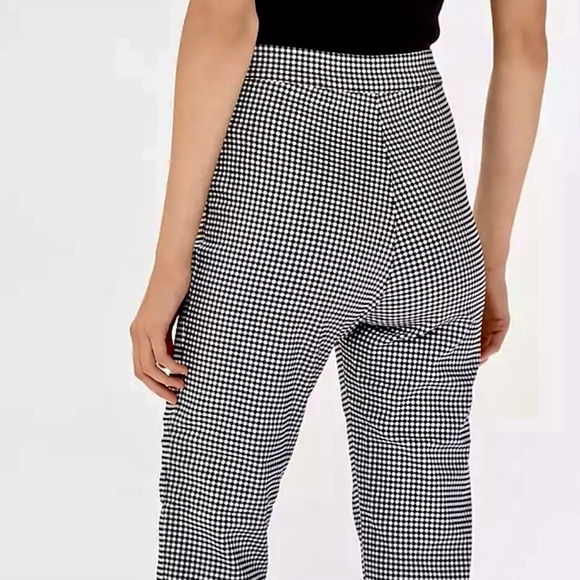 Urban Outfitters Black and White Check Stretch Pants - Picture 6 of 8
